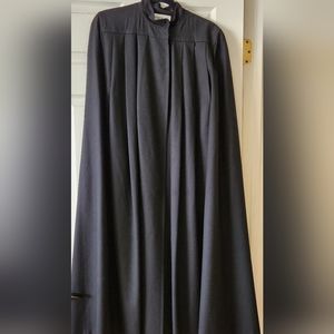 Black George Simonton small full length  evening Cape With pockets